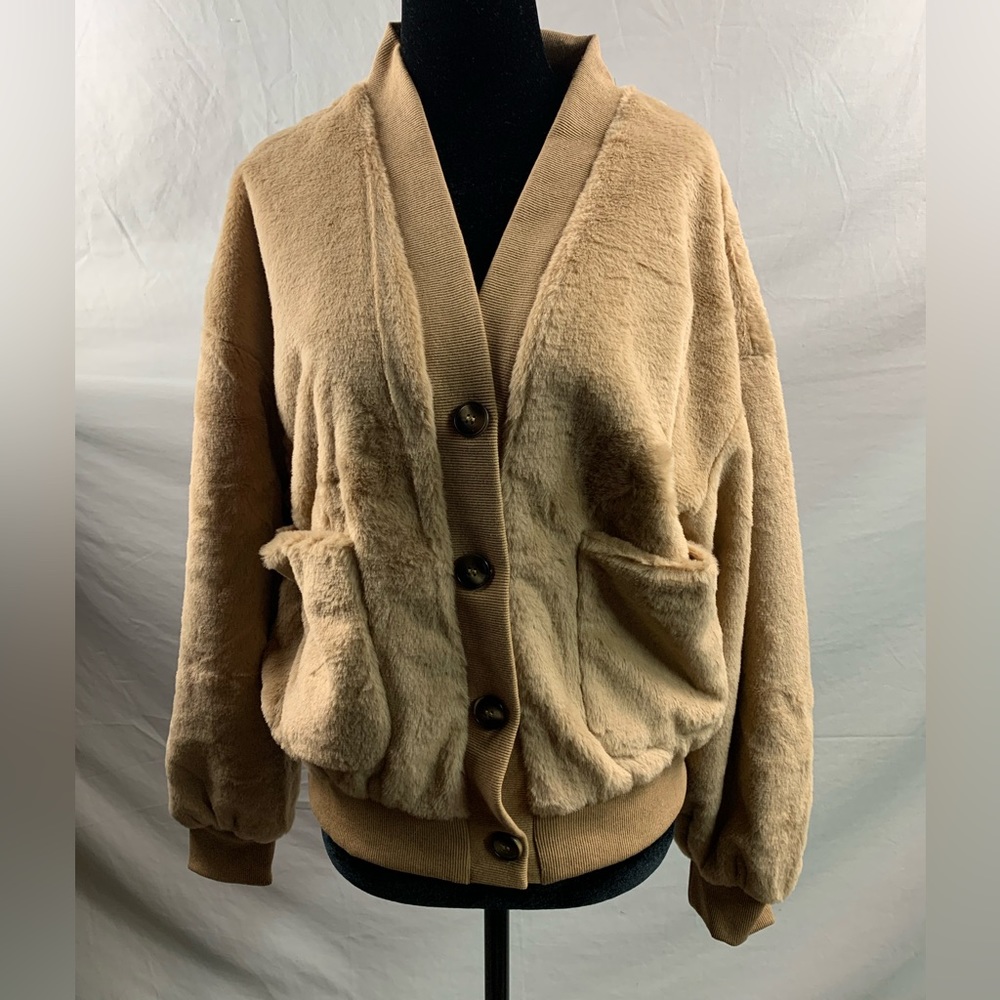 Drop Shoulder Pocket Fleece Jacket - Picture 5 of 5